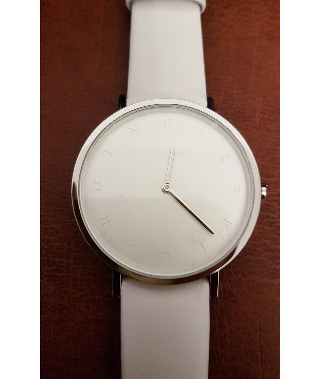 PIERRE CARDIN Белые стальные часы, фото 3