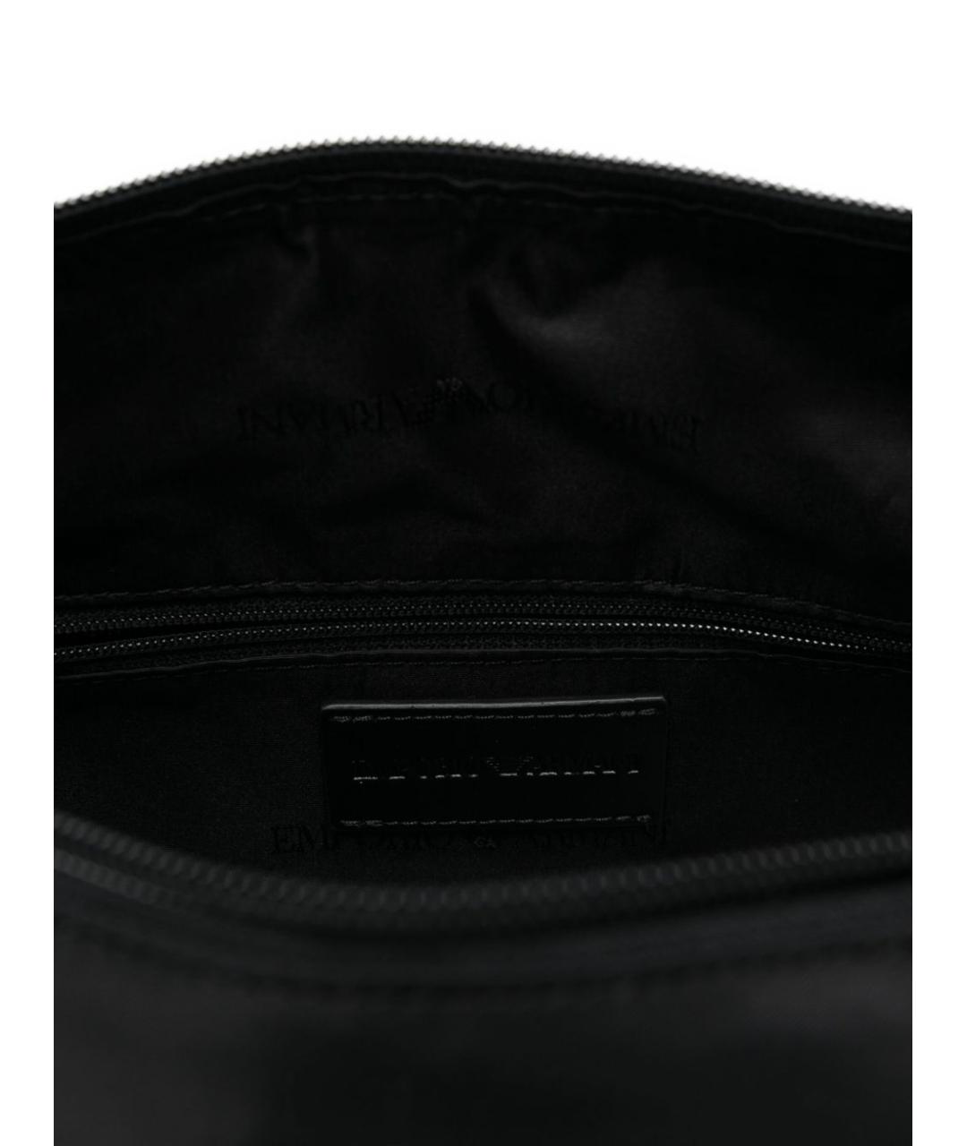 EMPORIO ARMANI Черная сумка тоут, фото 4
