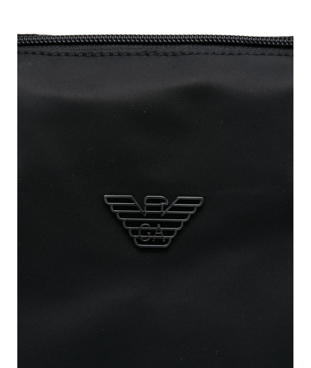 EMPORIO ARMANI Черная сумка тоут, фото 5