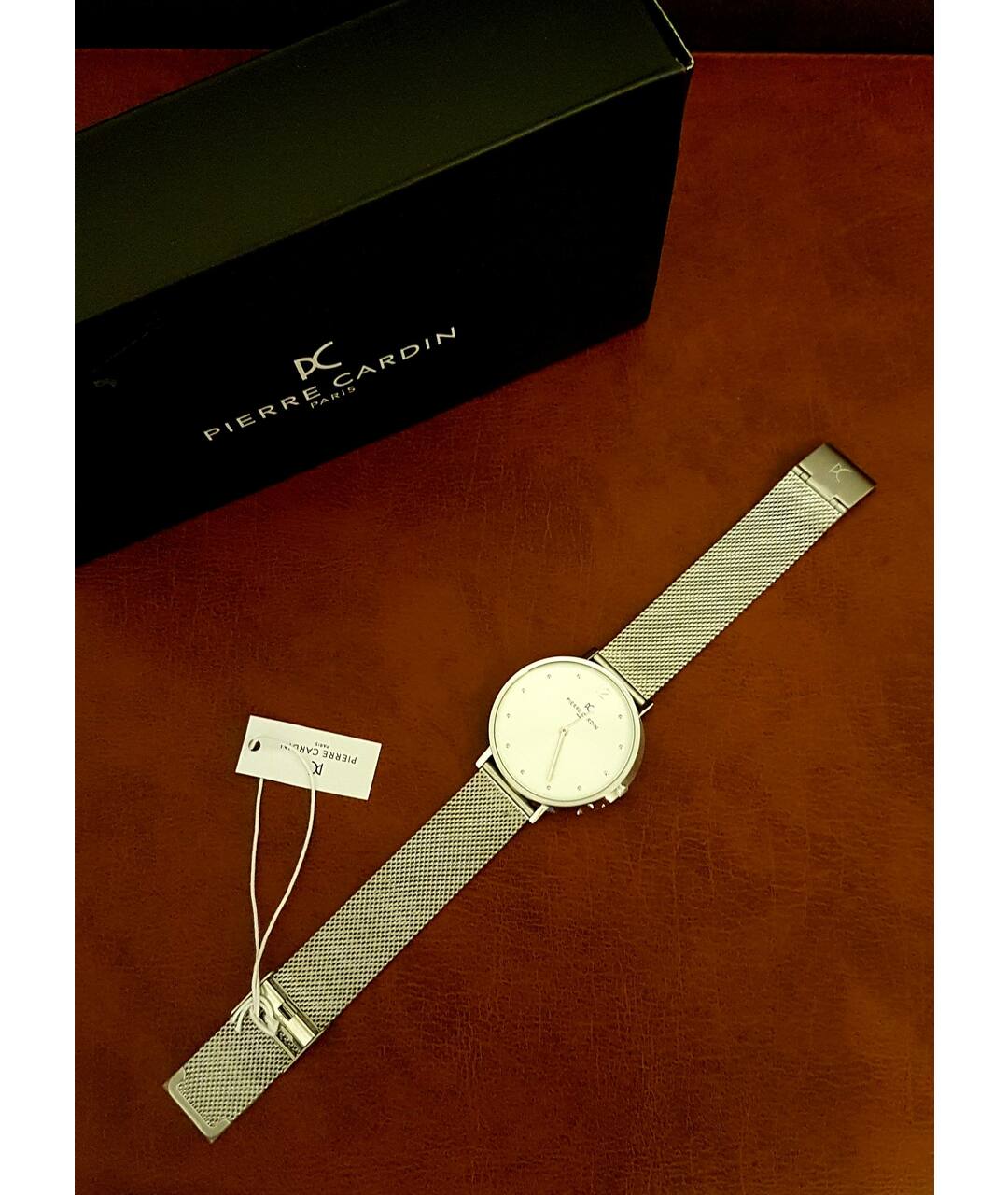 PIERRE CARDIN Серебряные стальные часы, фото 2
