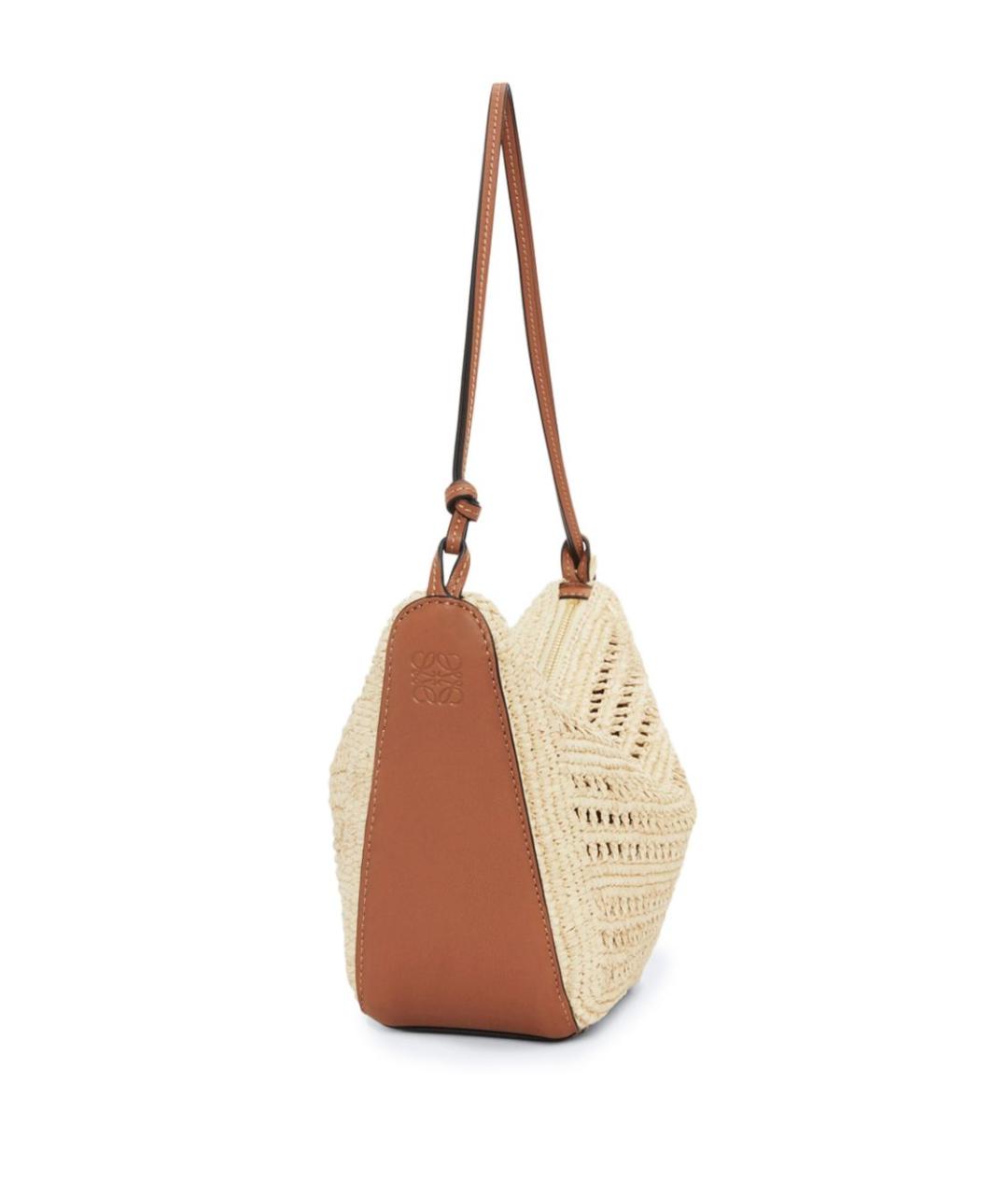 LOEWE Бежевая сумка тоут, фото 4
