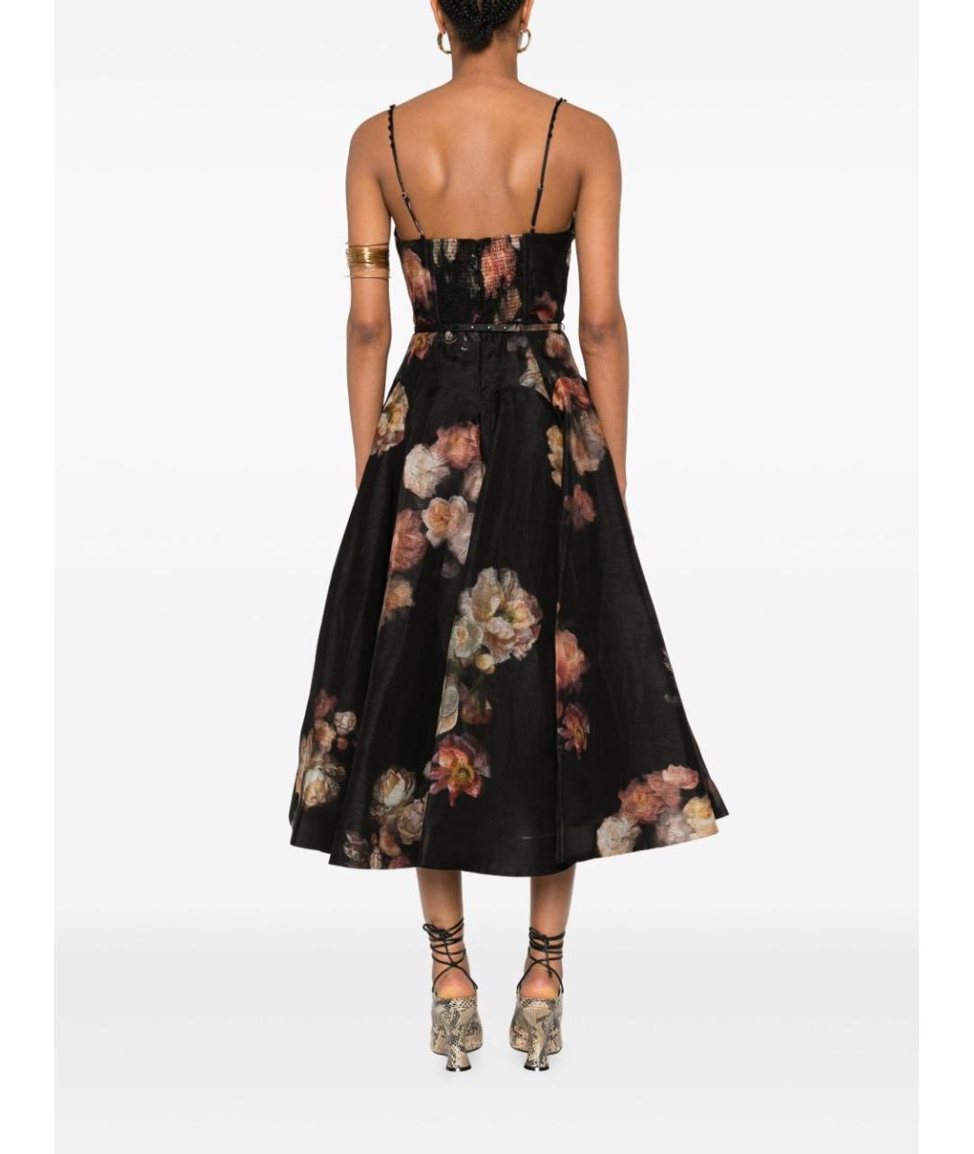 ZIMMERMANN Черное льняное платье, фото 5