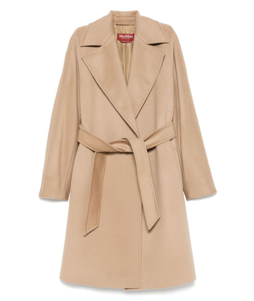 MAX MARA Бежевое пальто, фото 1