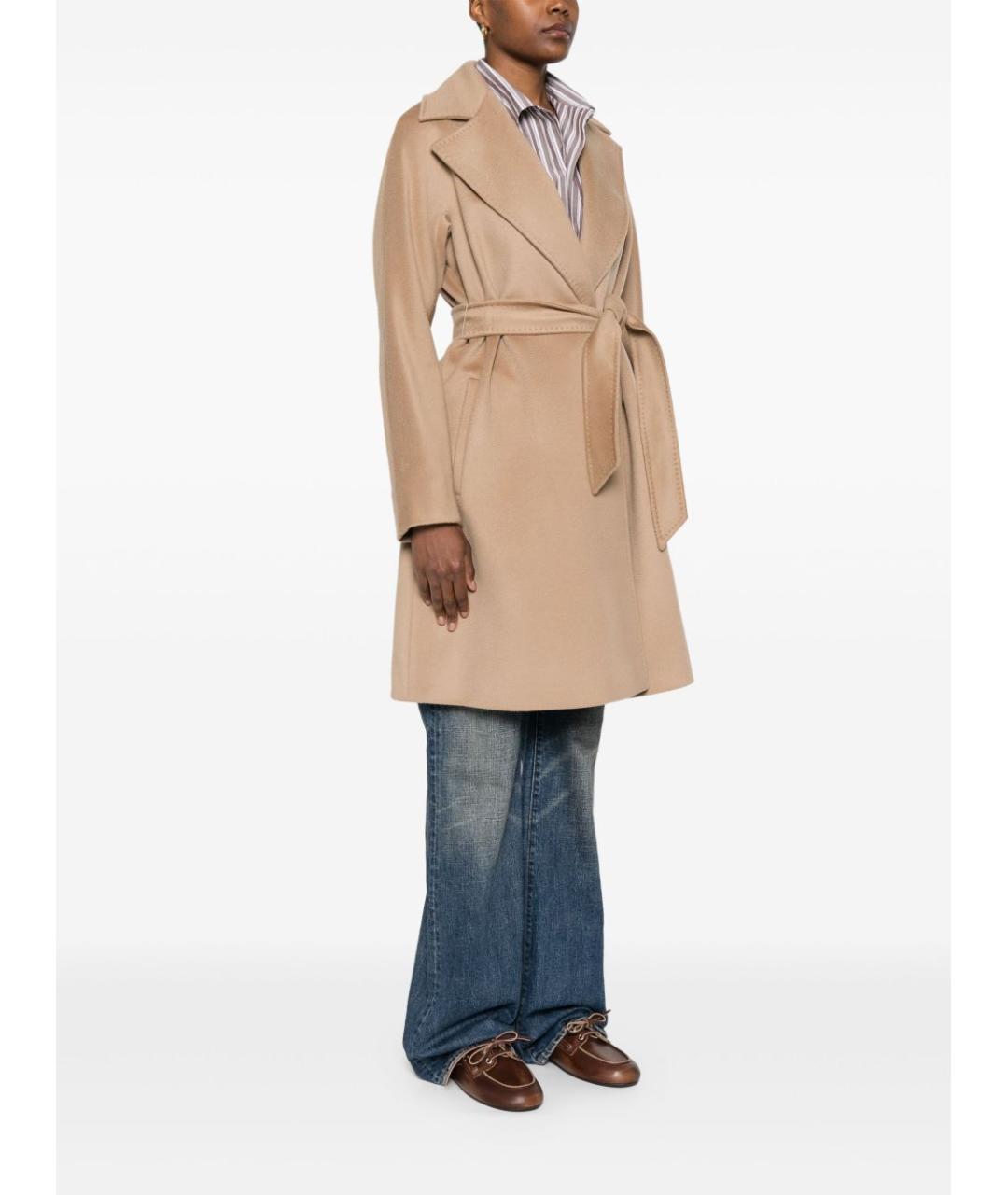 MAX MARA Бежевое пальто, фото 3