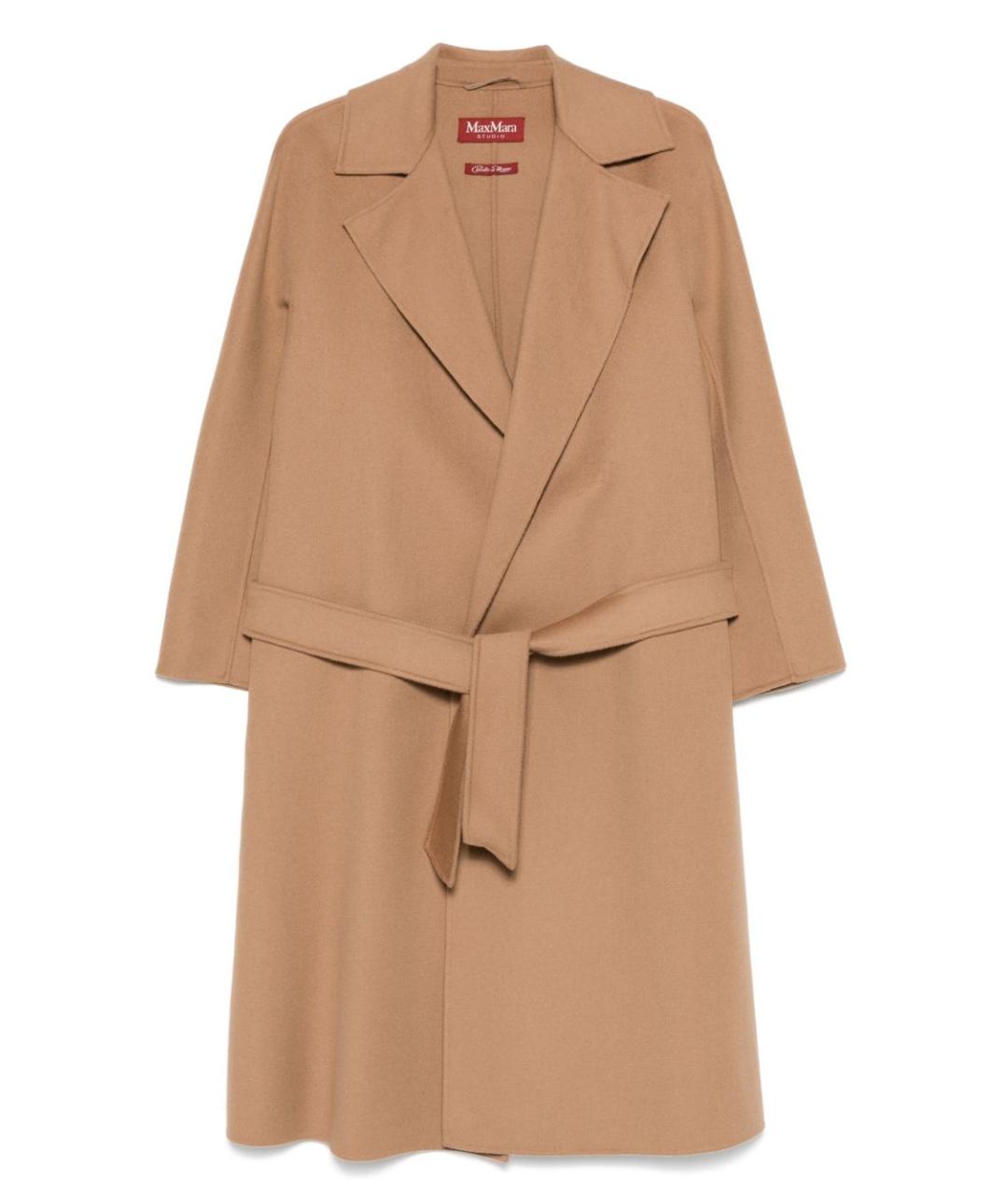 MAX MARA Коричневое пальто, фото 1