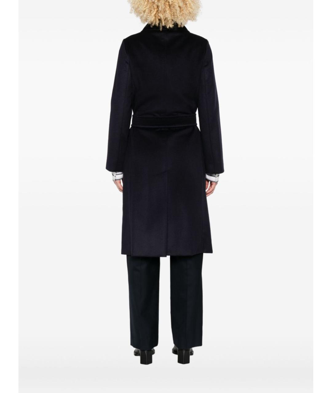 MAX MARA Темно-синее пальто, фото 4