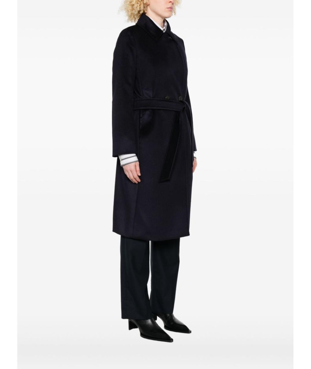 MAX MARA Темно-синее пальто, фото 2