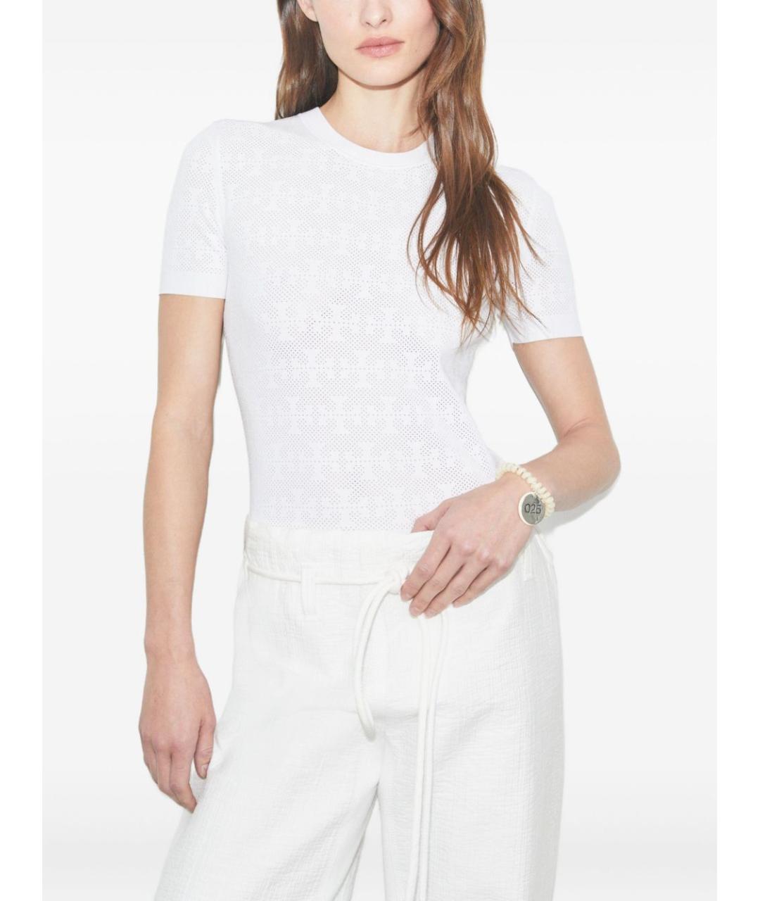 TORY BURCH Белая футболка, фото 2