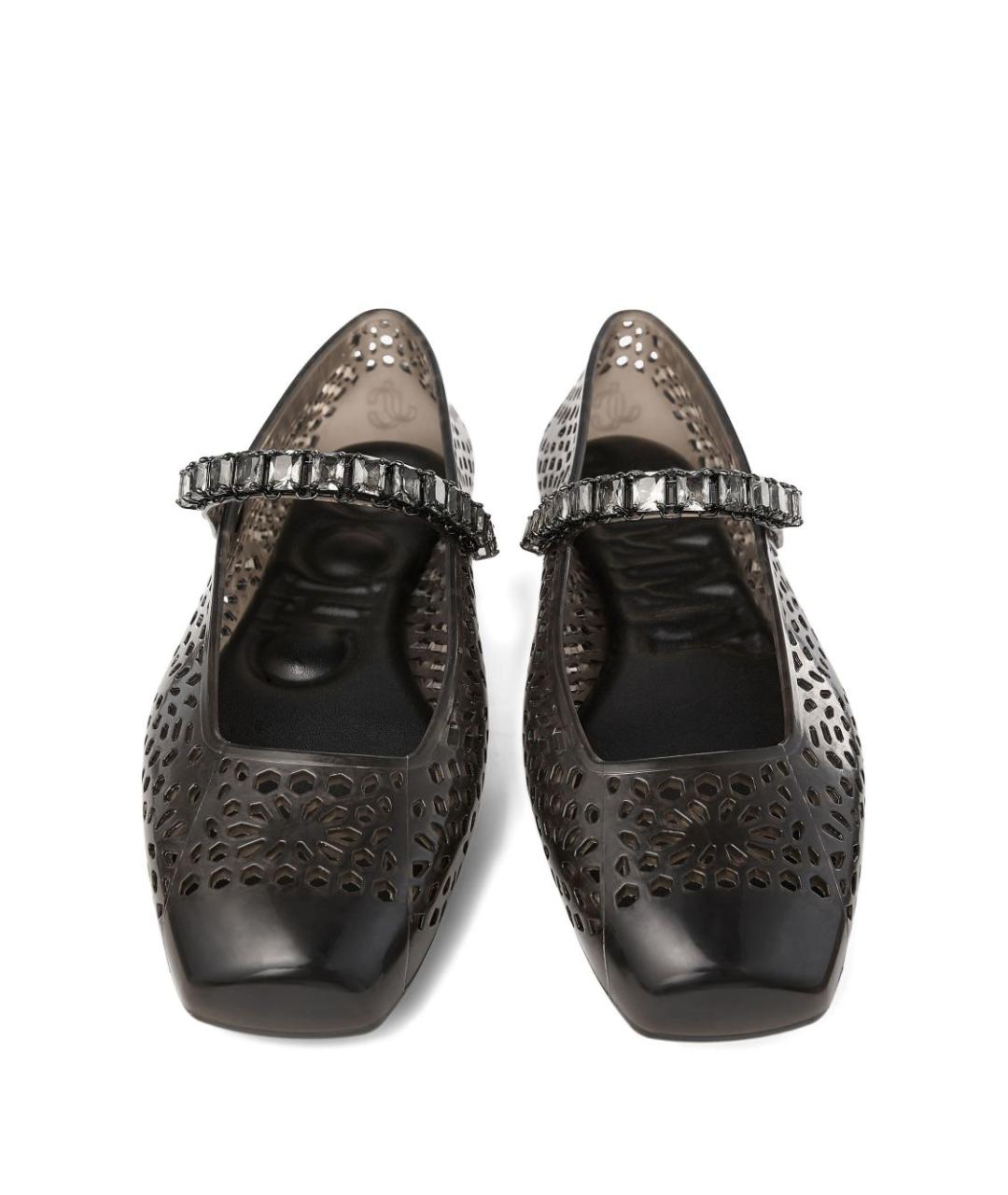 JIMMY CHOO Черные балетки, фото 4