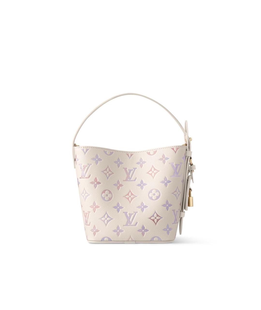 LOUIS VUITTON Розовая кожаная сумка через плечо, фото 3