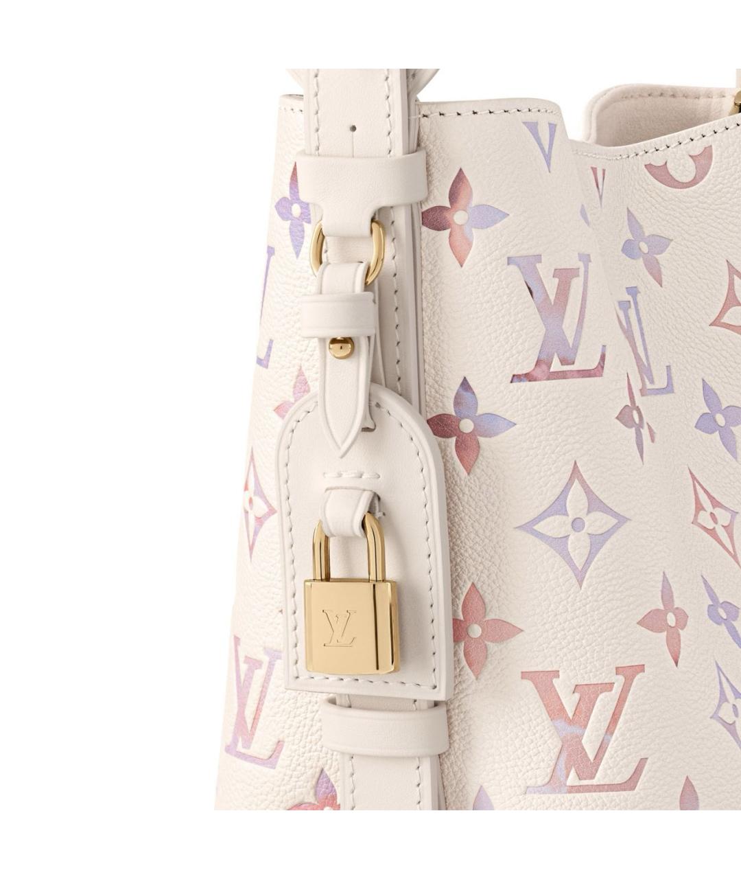 LOUIS VUITTON Розовая кожаная сумка через плечо, фото 4