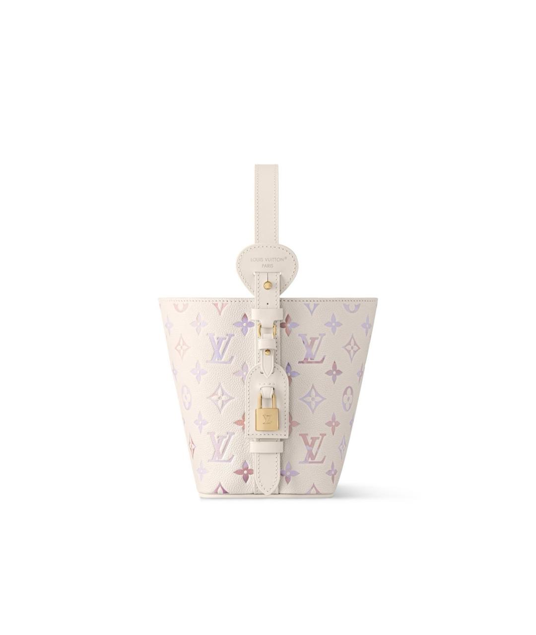 LOUIS VUITTON Розовая кожаная сумка через плечо, фото 6