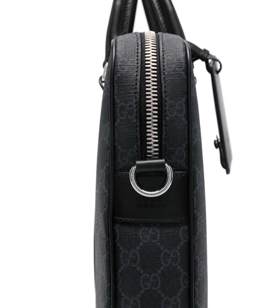 GUCCI Черный портфель, фото 3