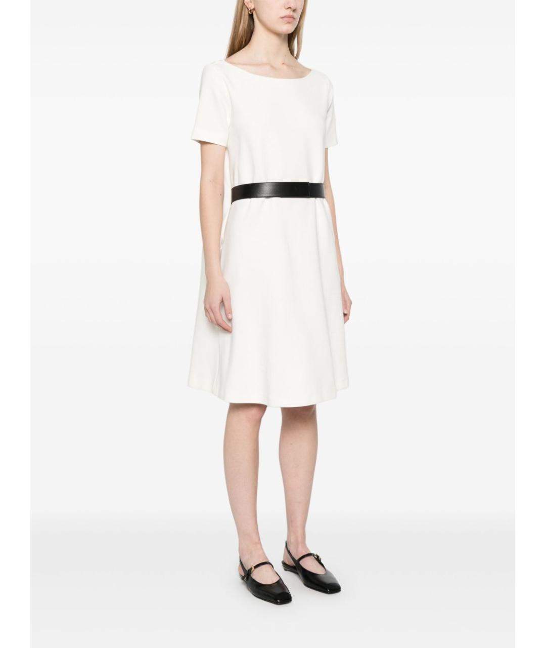 EMPORIO ARMANI Белое хлопковое платье, фото 5