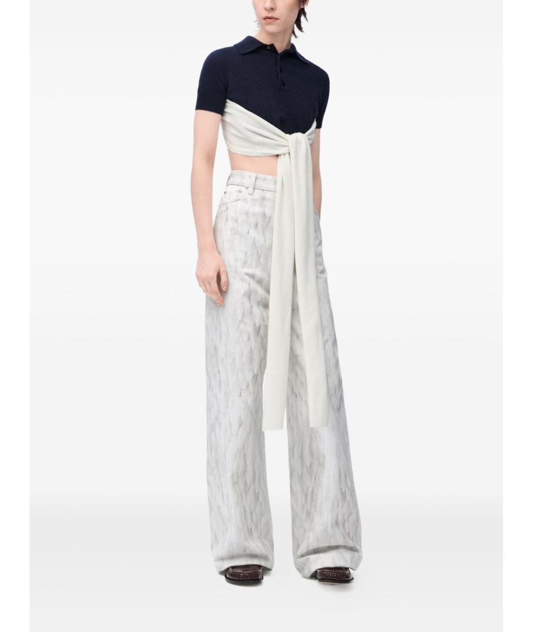 LOEWE Синяя кашемировая футболка, фото 3
