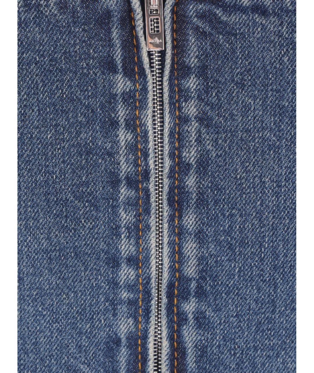 ALAIA Синий хлопковый корсет, фото 3