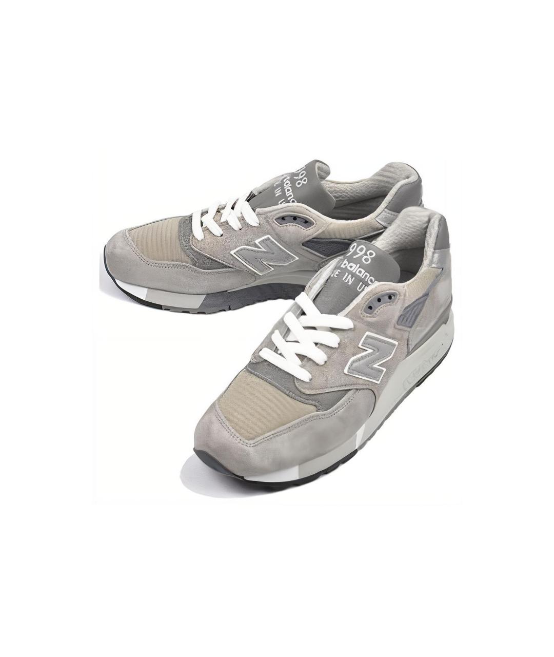 NEW BALANCE Серые кроссовки, фото 4