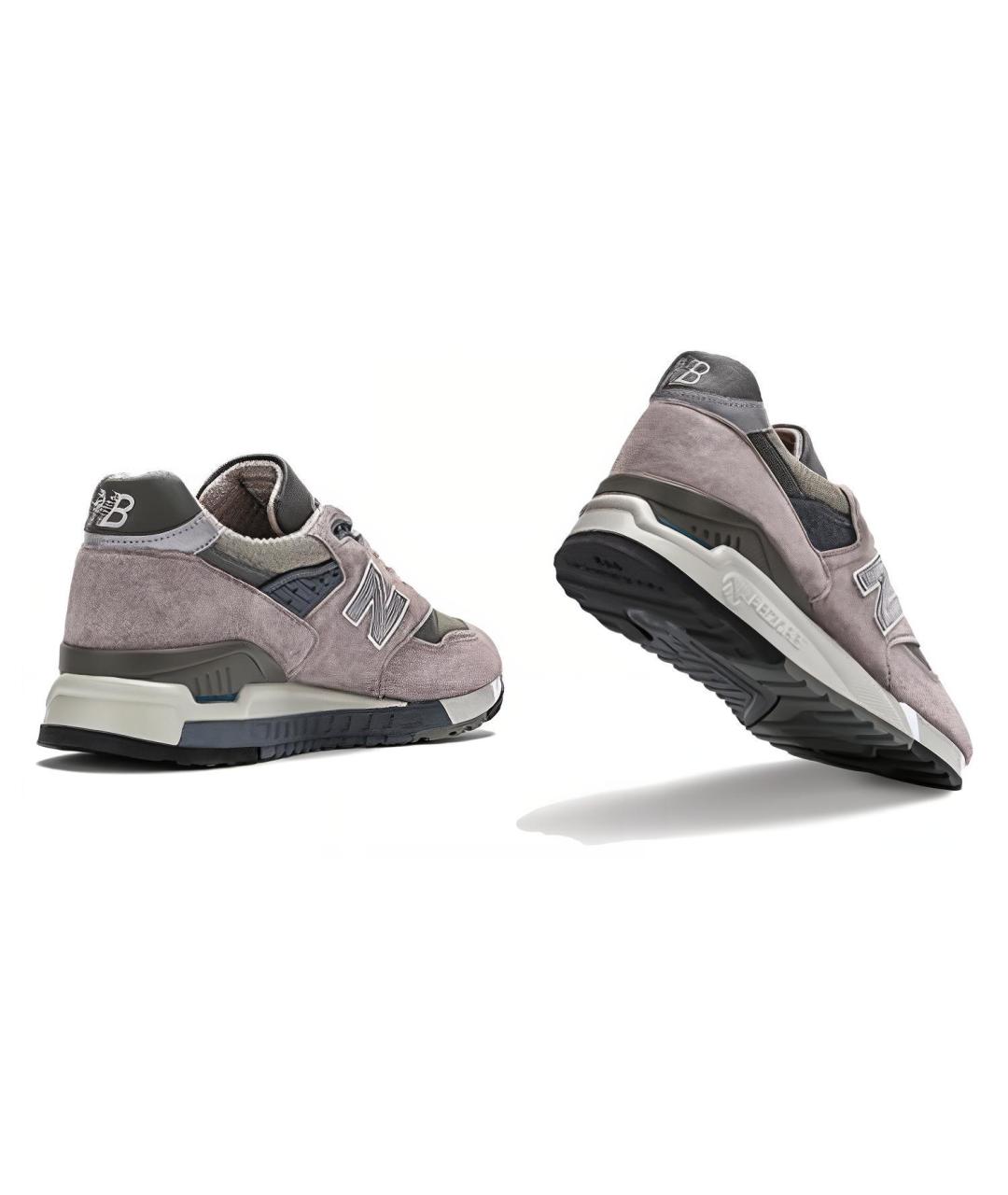 NEW BALANCE Серые кроссовки, фото 5
