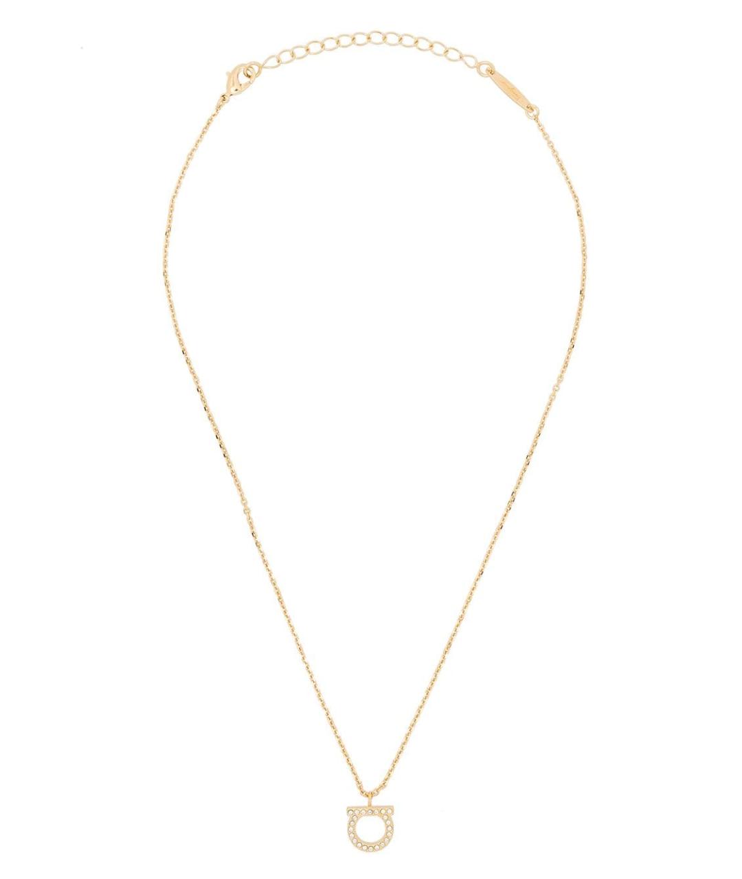 FERRAGAMO Золотое колье, фото 1