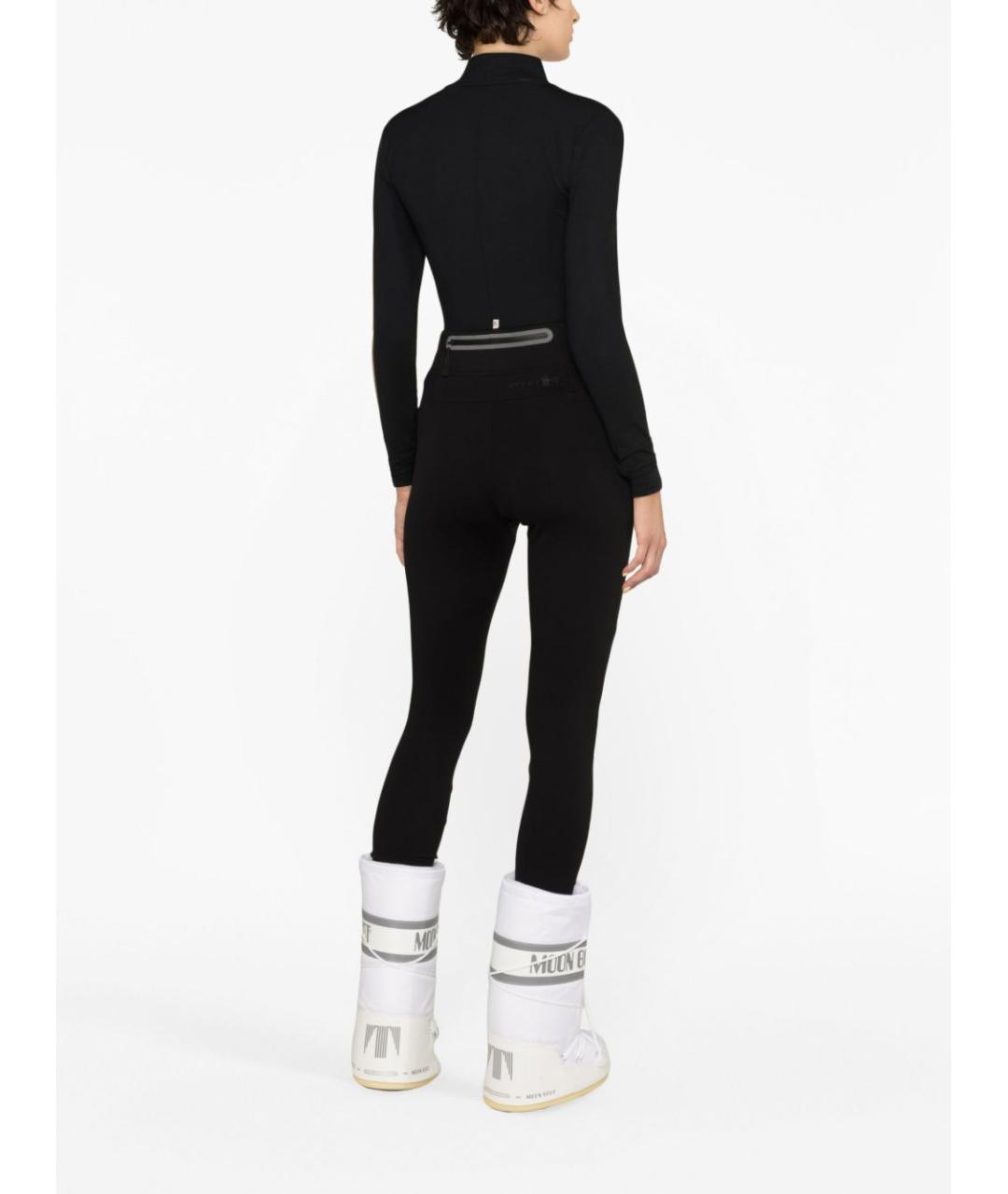 MONCLER GRENOBLE Черные прямые брюки, фото 2