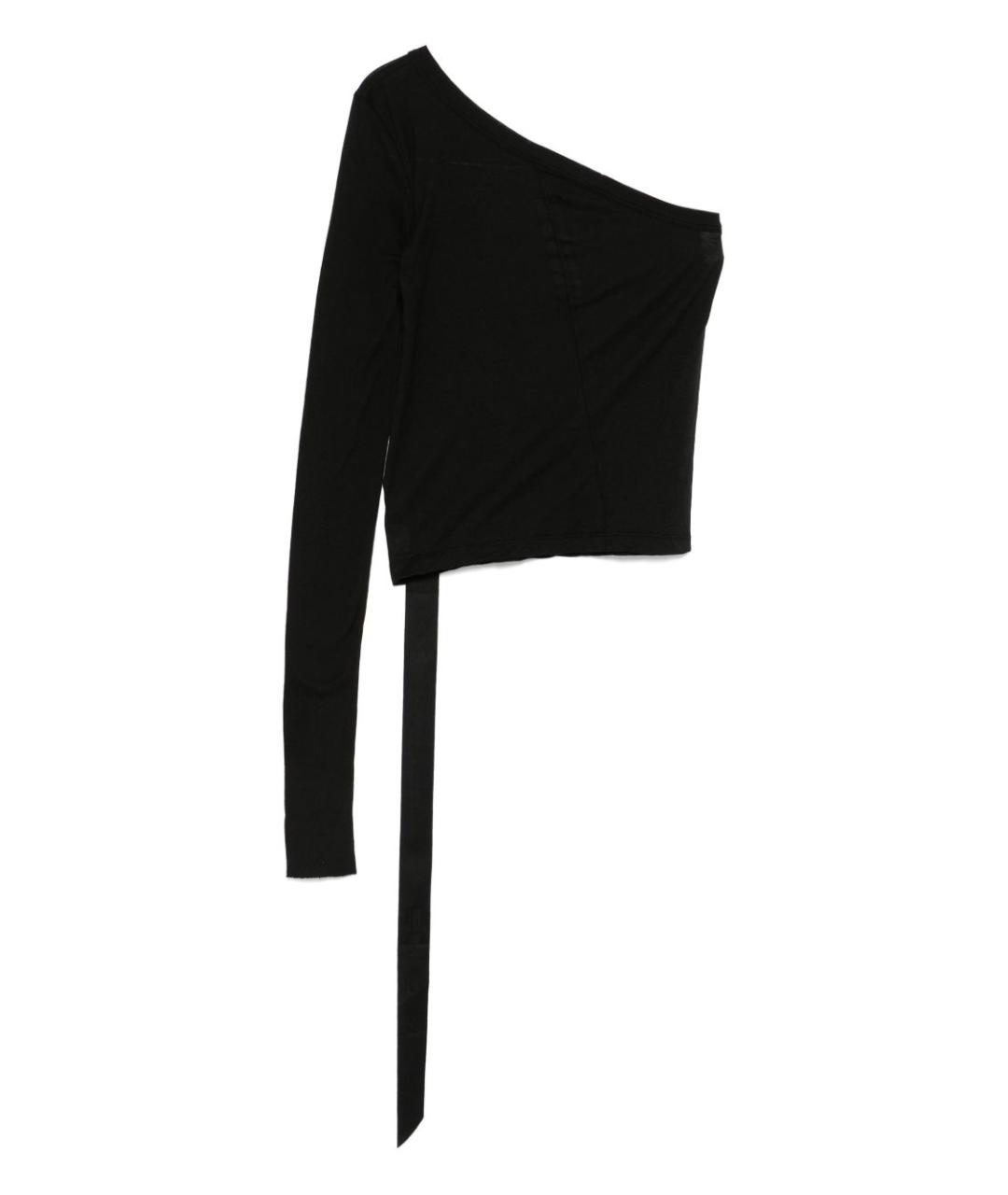 RICK OWENS DRKSHDW Черная хлопковая майка, фото 2