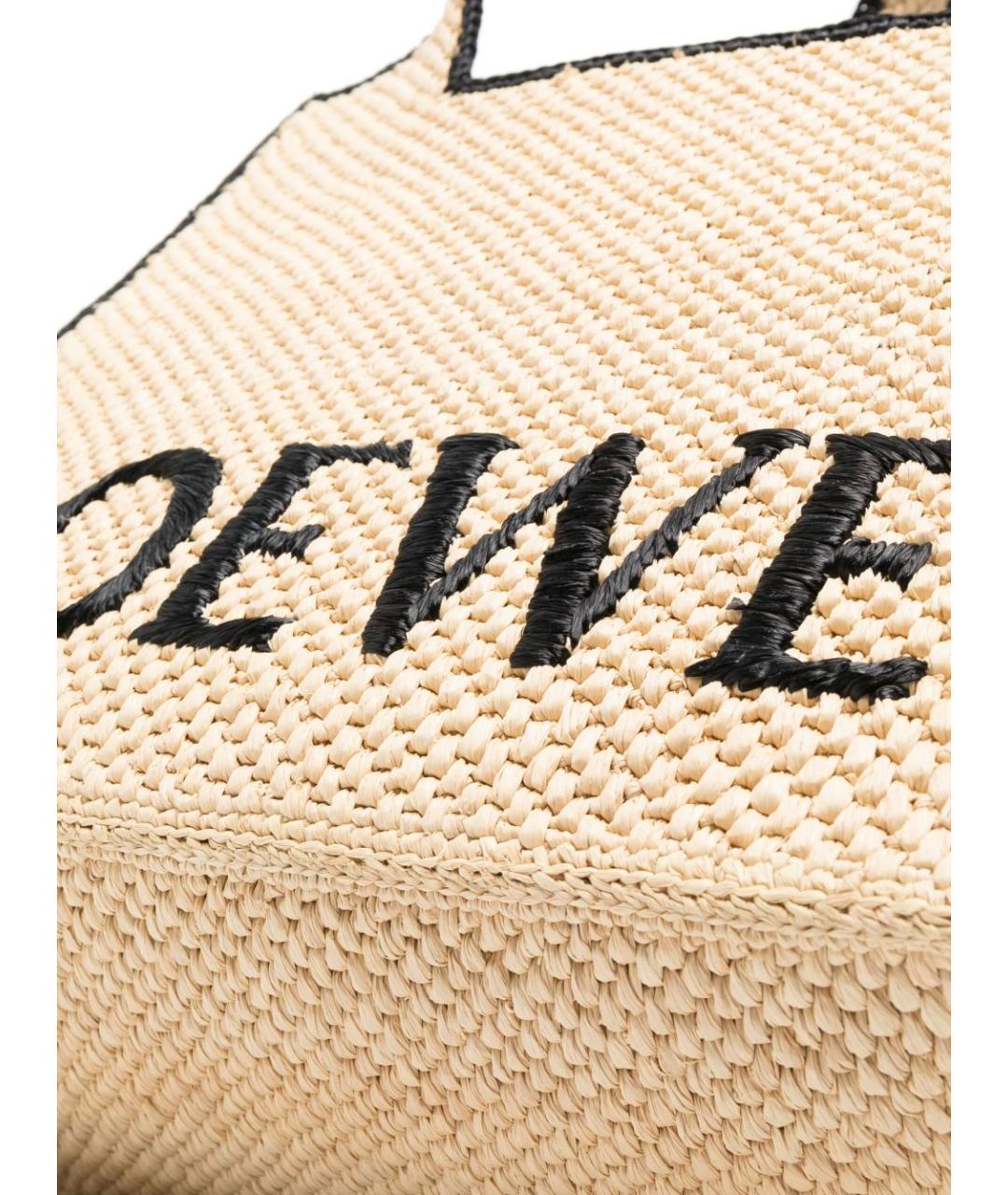 LOEWE Бежевая сумка тоут, фото 3