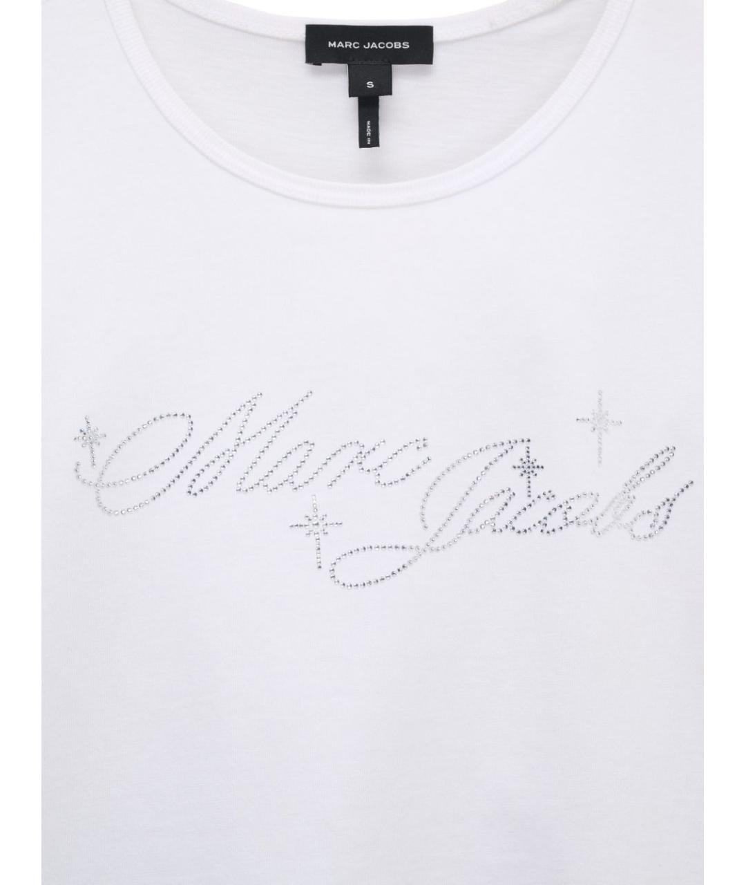 MARC JACOBS Белая хлопковая футболка, фото 5