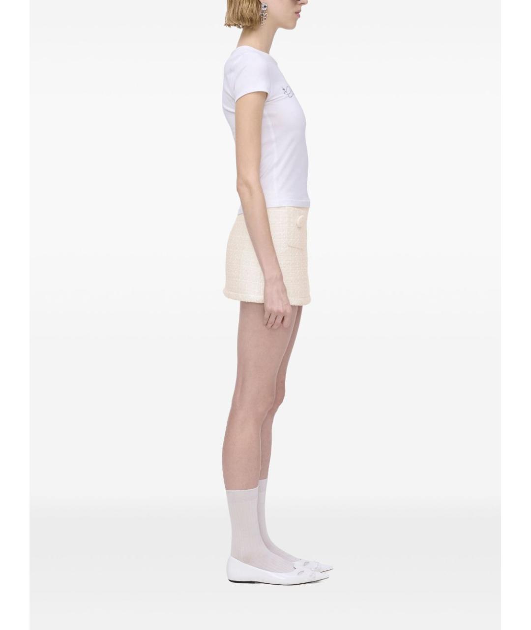 MARC JACOBS Белая хлопковая футболка, фото 3