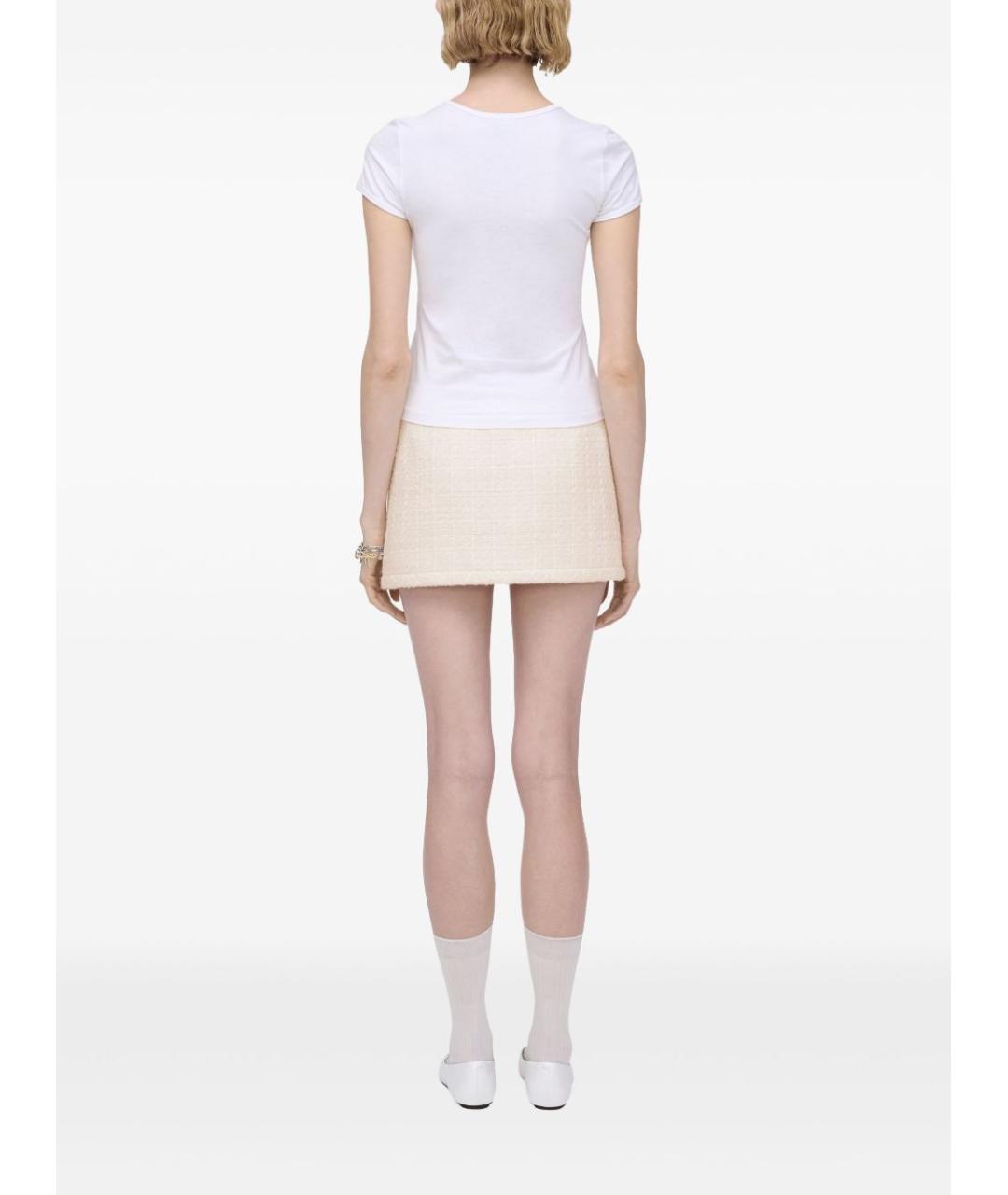 MARC JACOBS Белая хлопковая футболка, фото 6