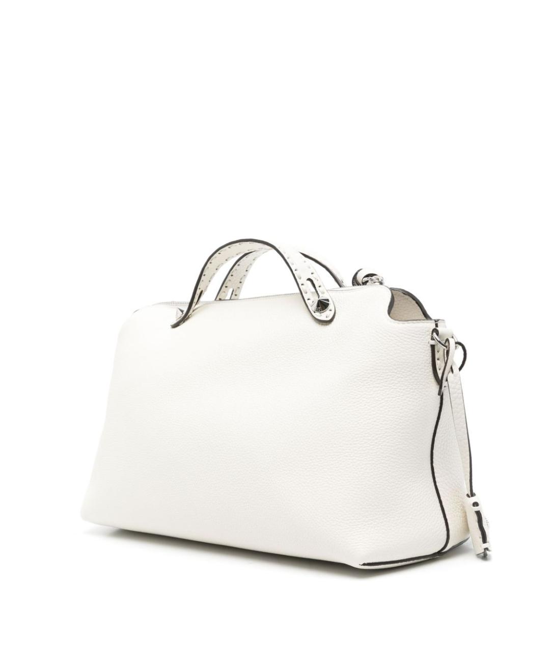 FENDI Белая кожаная сумка через плечо, фото 2