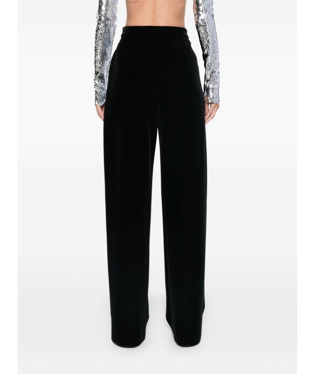 SPORTMAX Черные прямые брюки, фото 5