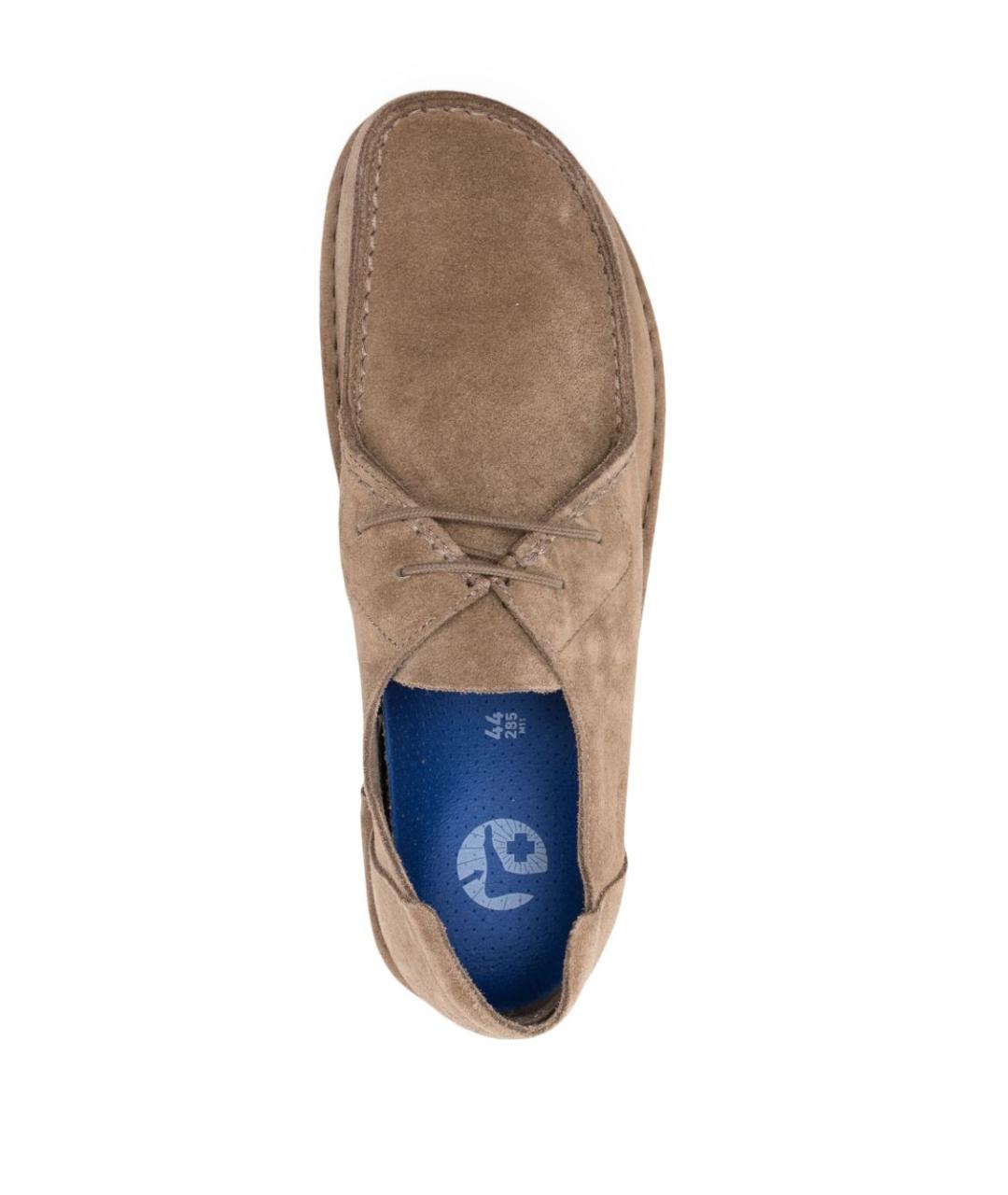 BIRKENSTOCK Бежевые замшевые низкие ботинки, фото 2