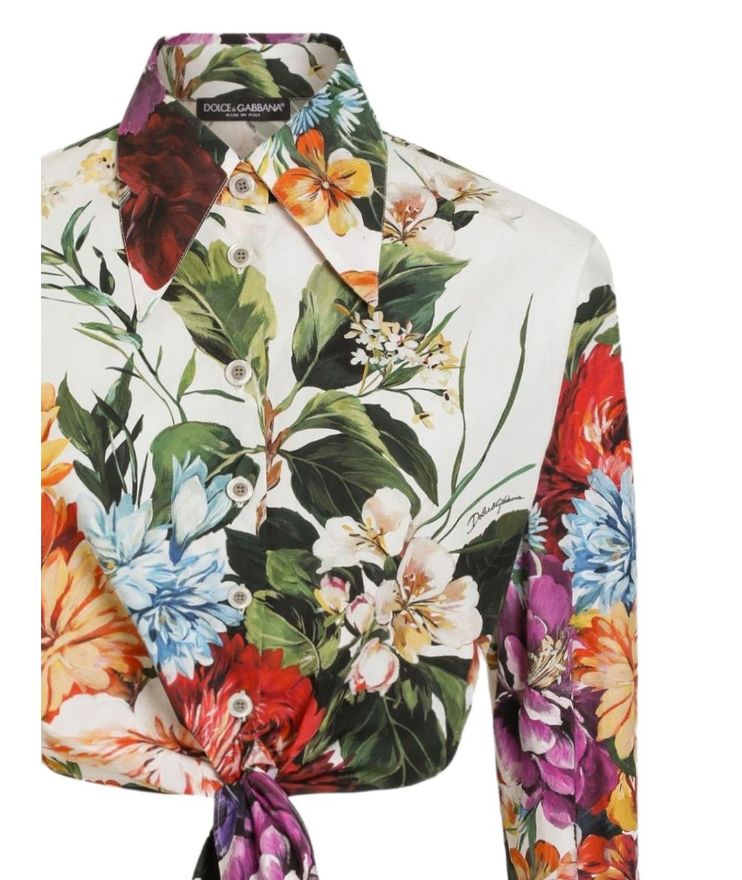 DOLCE&GABBANA Мульти хлопковая рубашка, фото 2