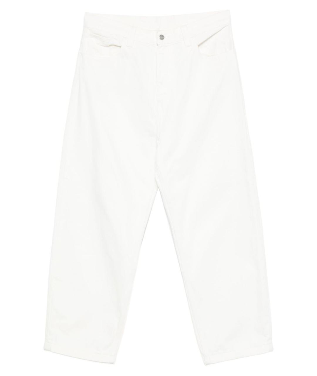 CARHARTT WIP Белые хлопковые прямые джинсы, фото 1