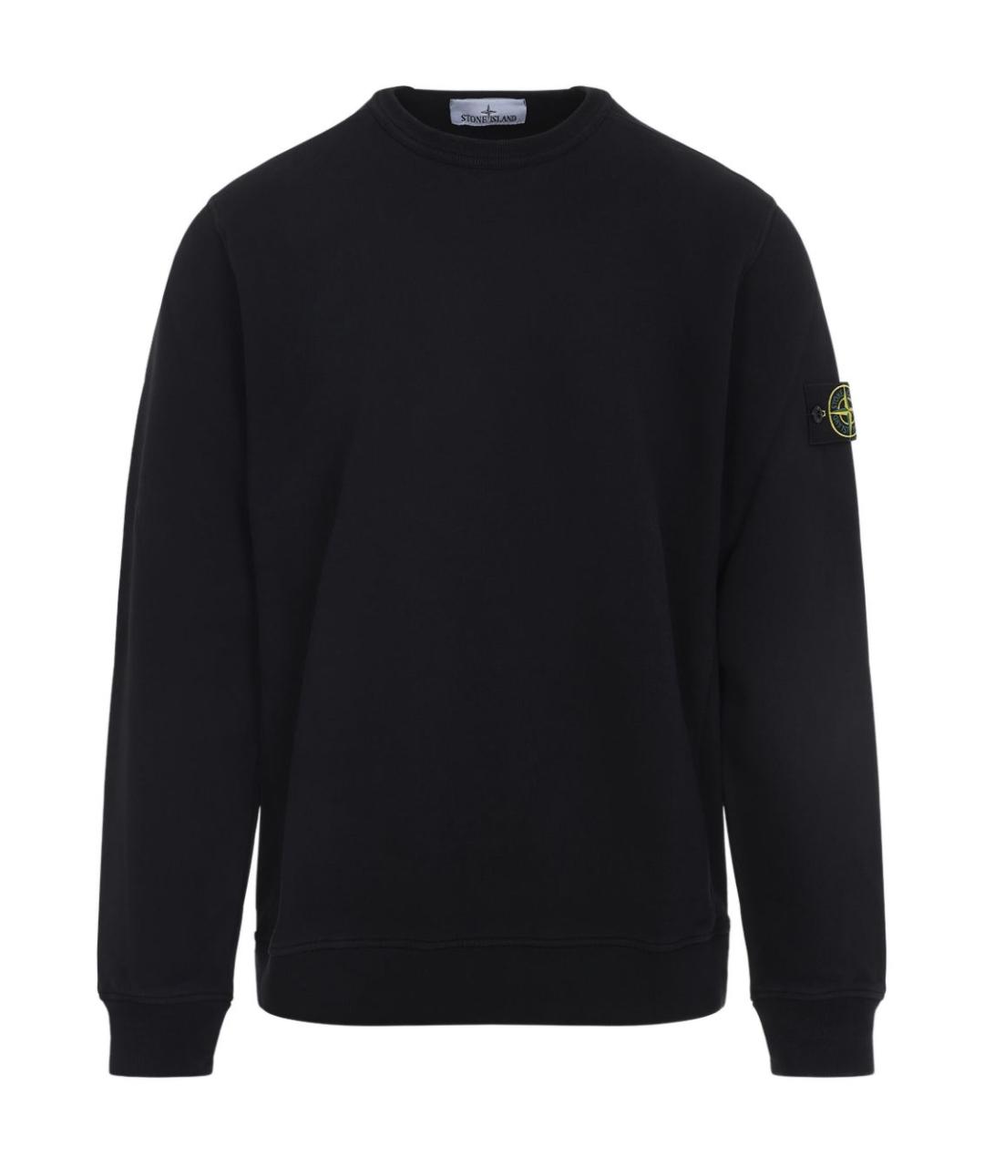 STONE ISLAND Черный джемпер / свитер, фото 1
