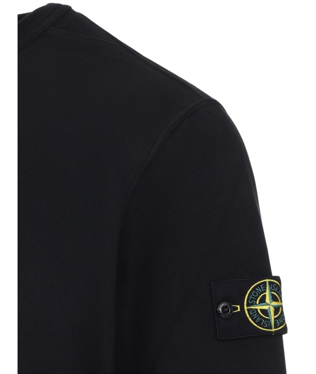 STONE ISLAND Черный джемпер / свитер, фото 2