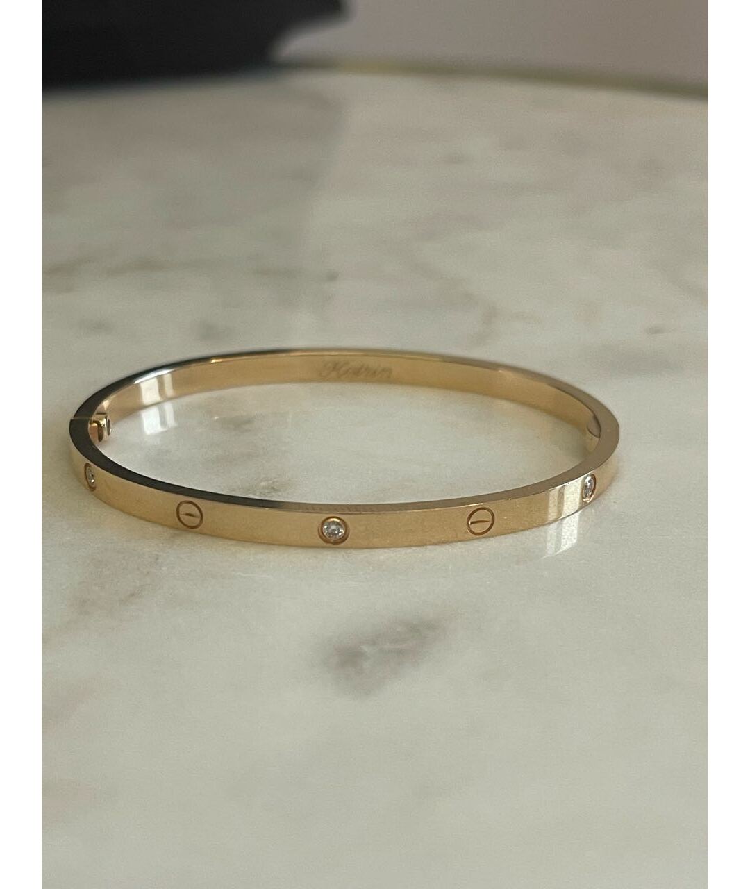 CARTIER Золотой браслет из розового золота, фото 2