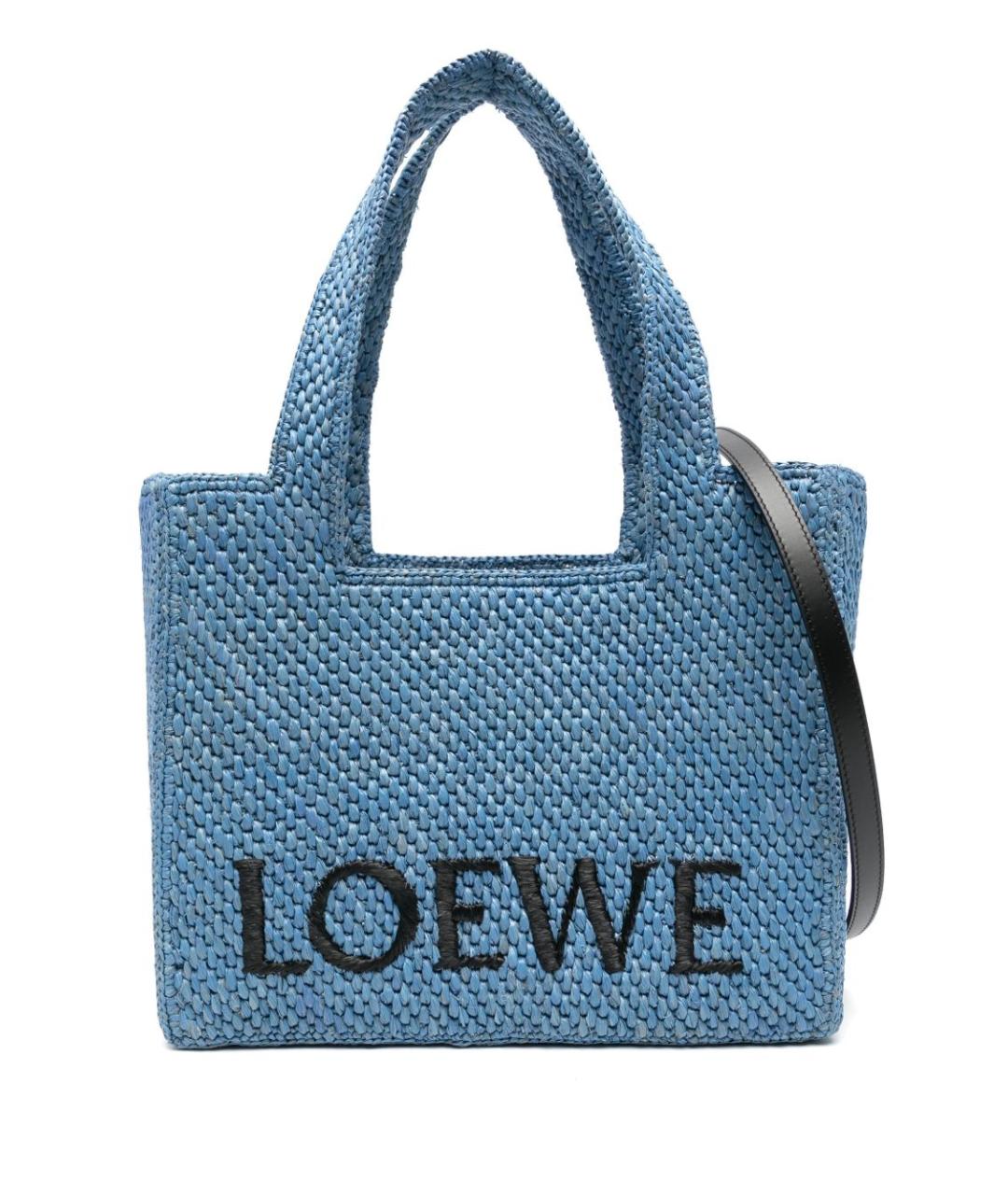 LOEWE Синяя сумка тоут, фото 1