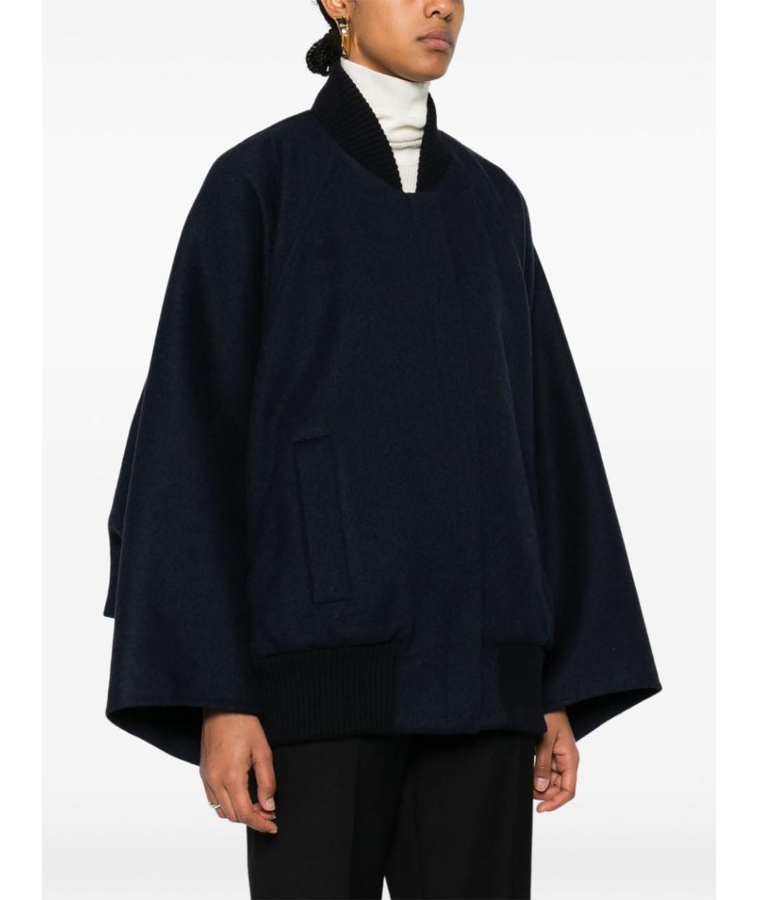 MAX MARA Темно-синяя кашемировая куртка, фото 4