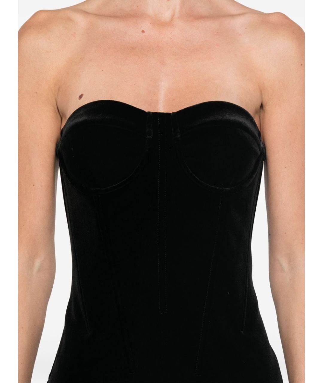 SPORTMAX Черное платье, фото 2