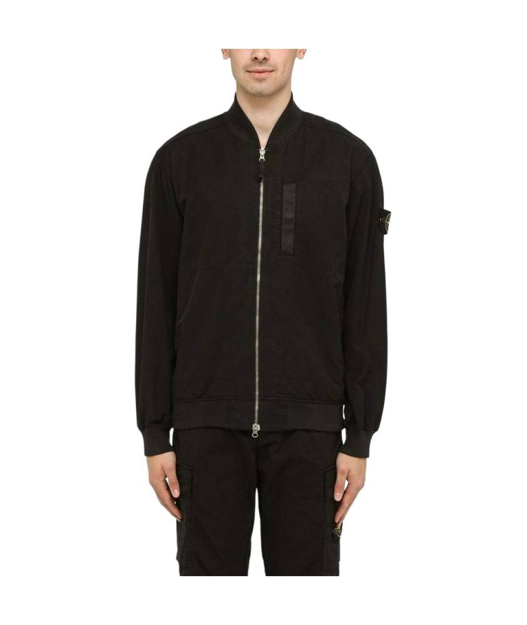 STONE ISLAND Черная куртка, фото 4