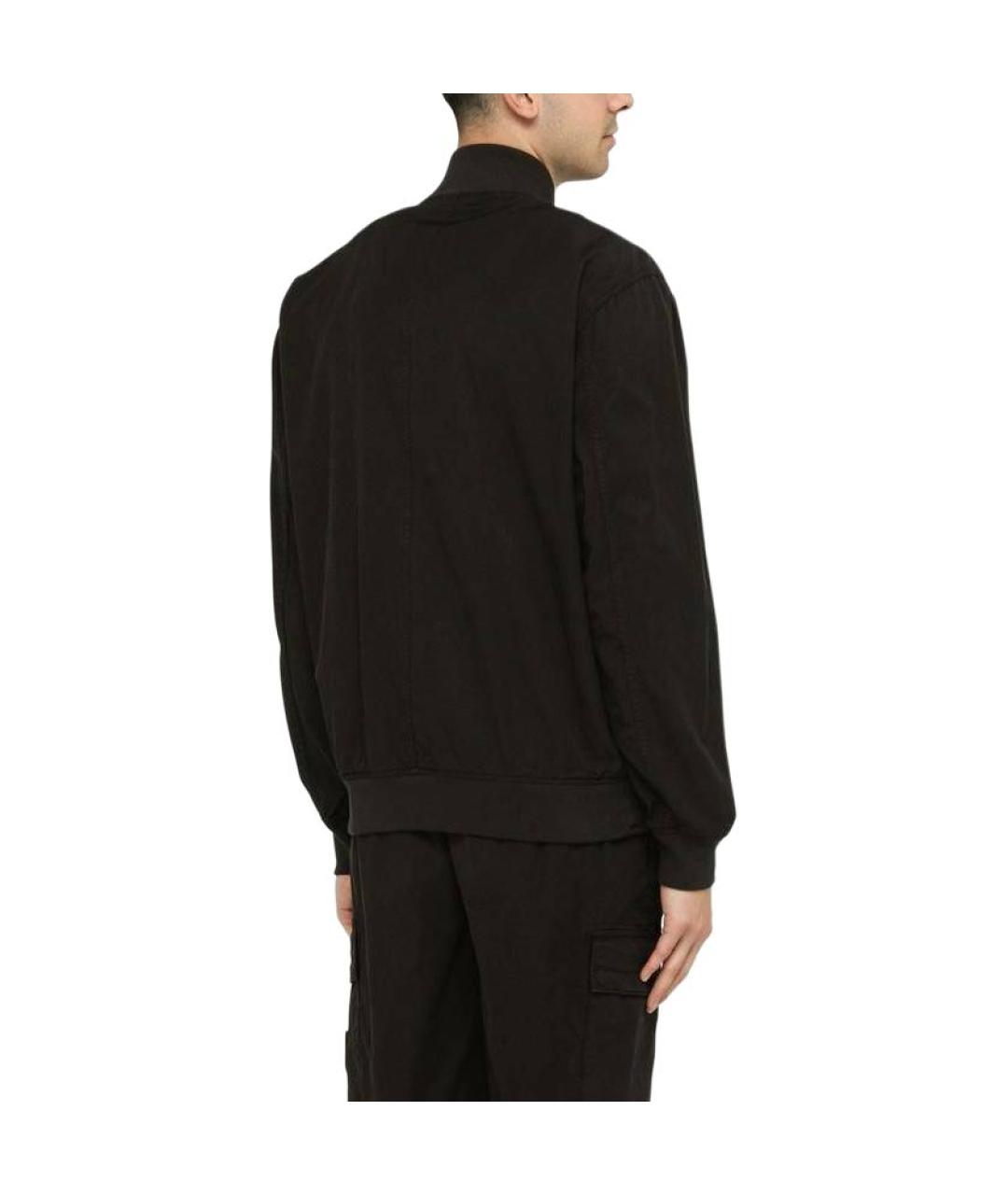 STONE ISLAND Черная куртка, фото 5