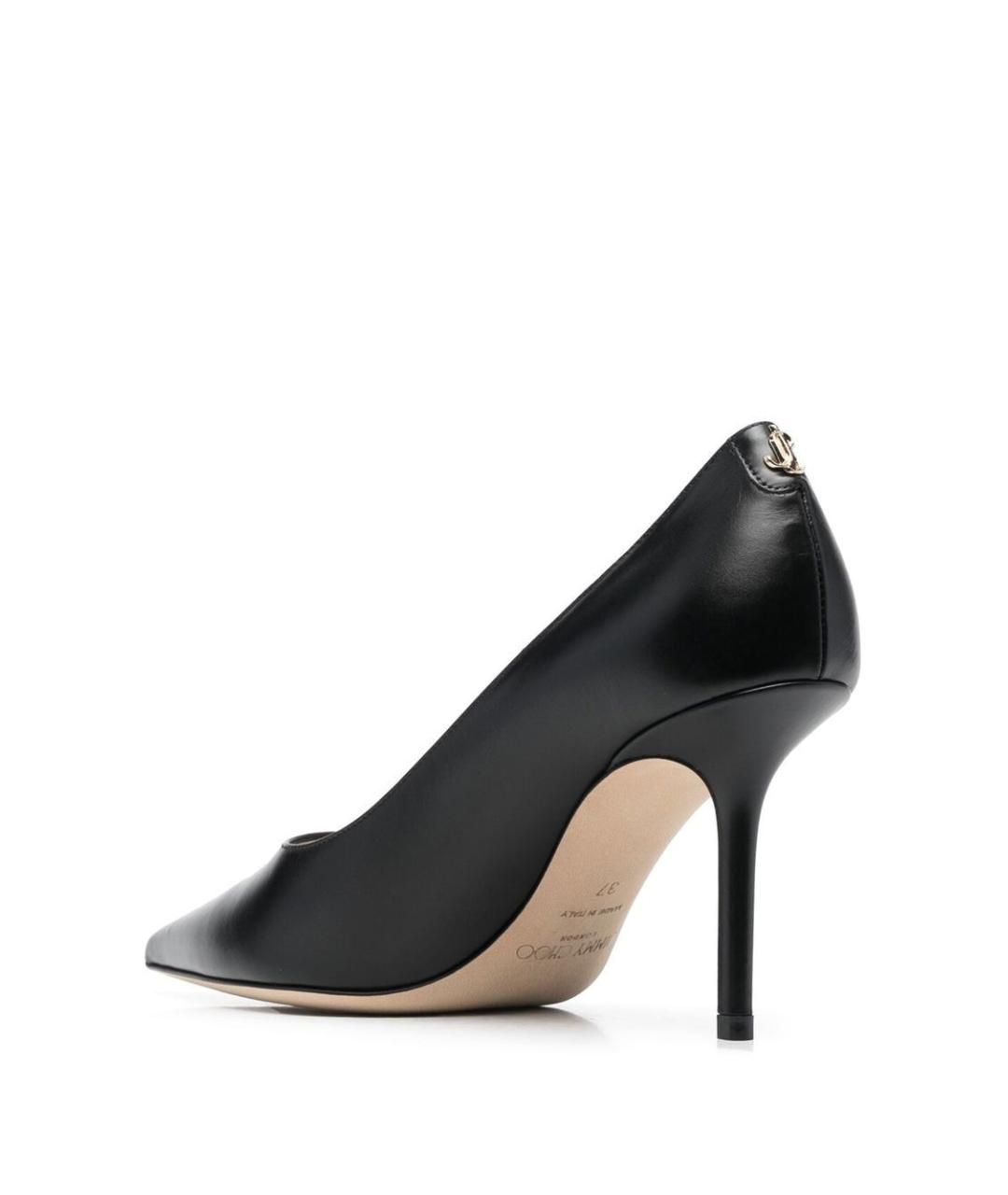 JIMMY CHOO Черные кожаные туфли, фото 3