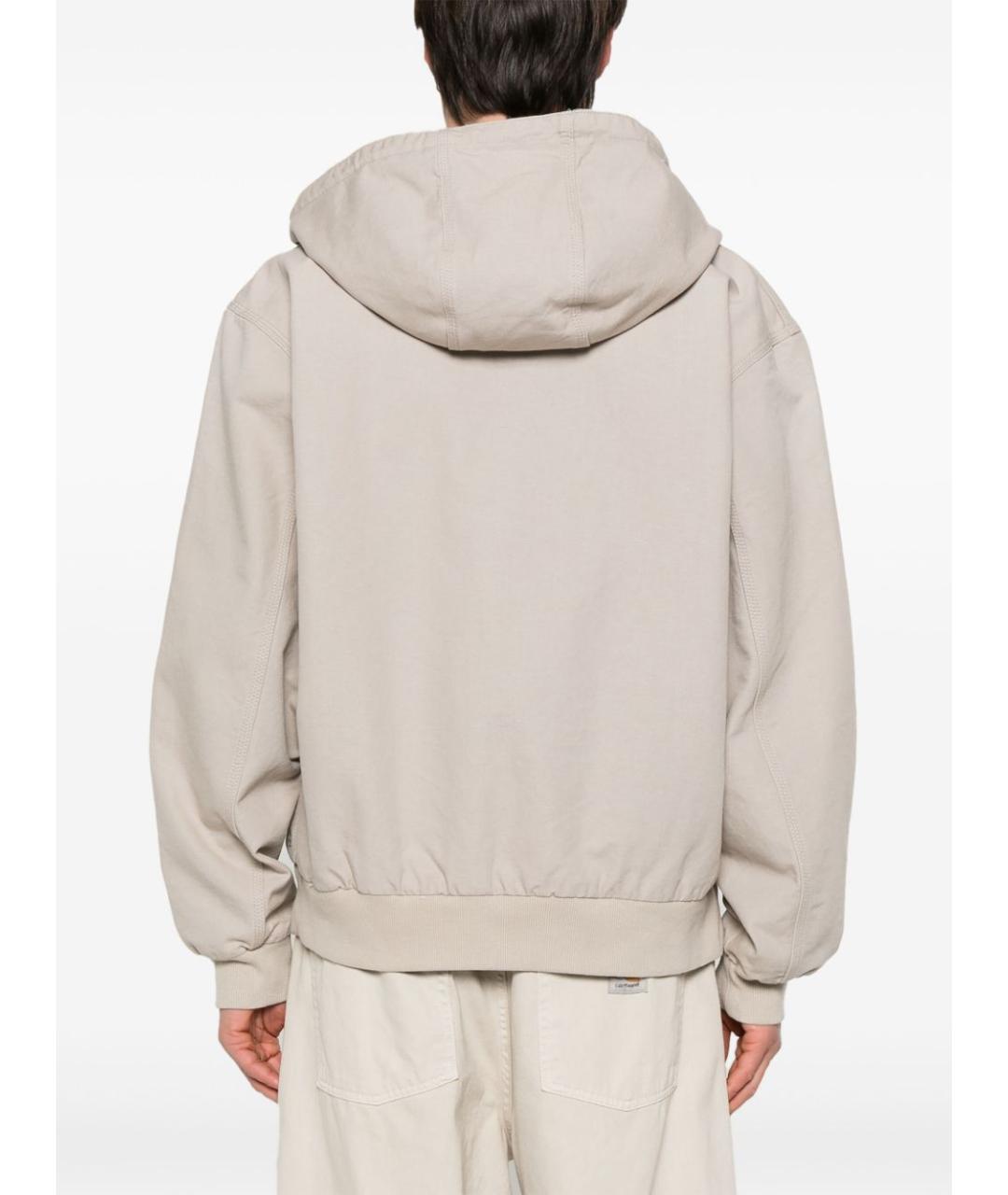 CARHARTT WIP Бежевая хлопковая куртка, фото 4