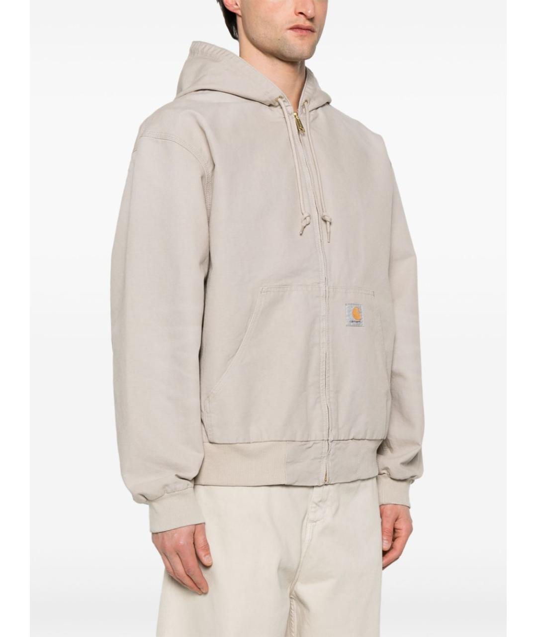 CARHARTT WIP Бежевая хлопковая куртка, фото 5