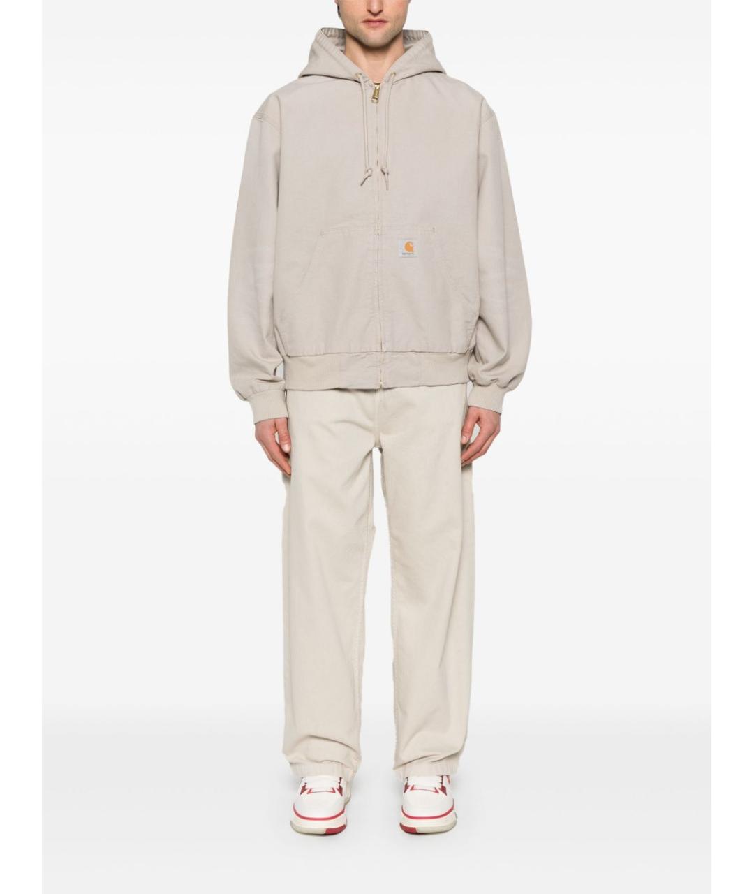 CARHARTT WIP Бежевая хлопковая куртка, фото 3