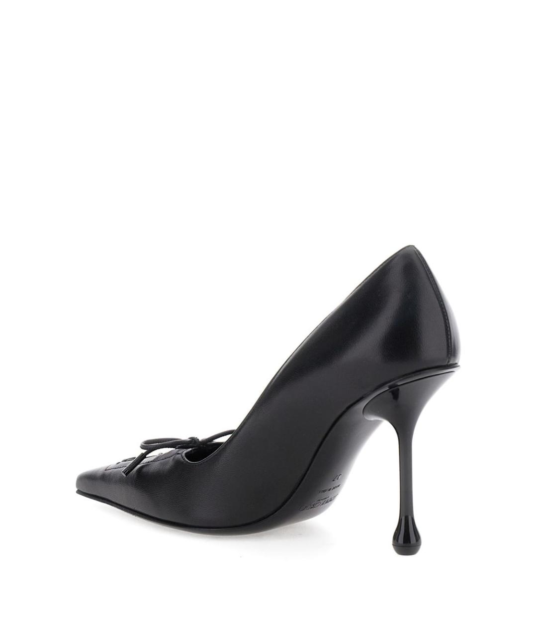 JIMMY CHOO Черные кожаные туфли, фото 2