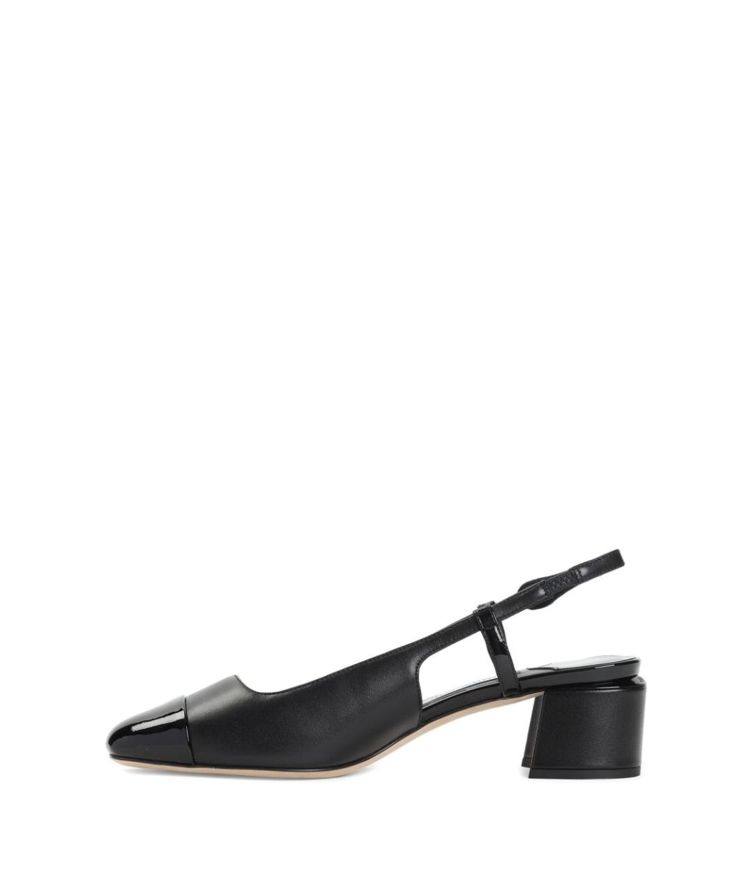 JIMMY CHOO Черные кожаные туфли, фото 2