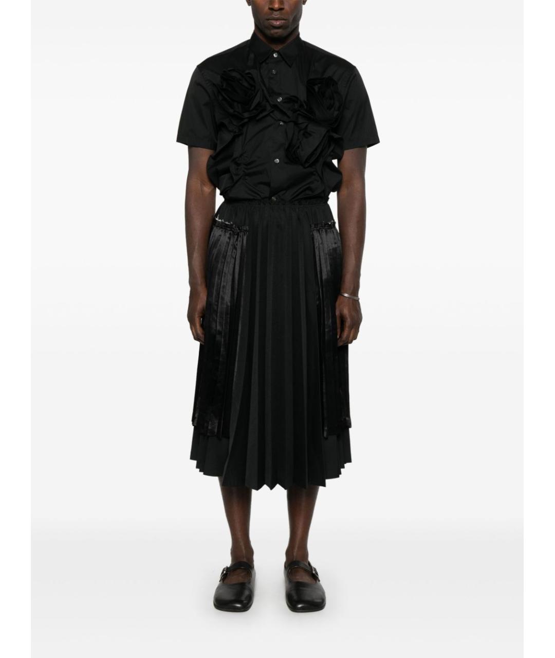 COMME DES GARÇONS Черная юбка миди, фото 5
