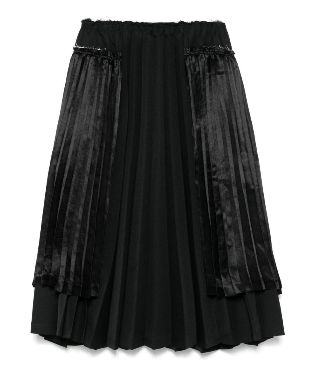 COMME DES GARÇONS Черная юбка миди, фото 3